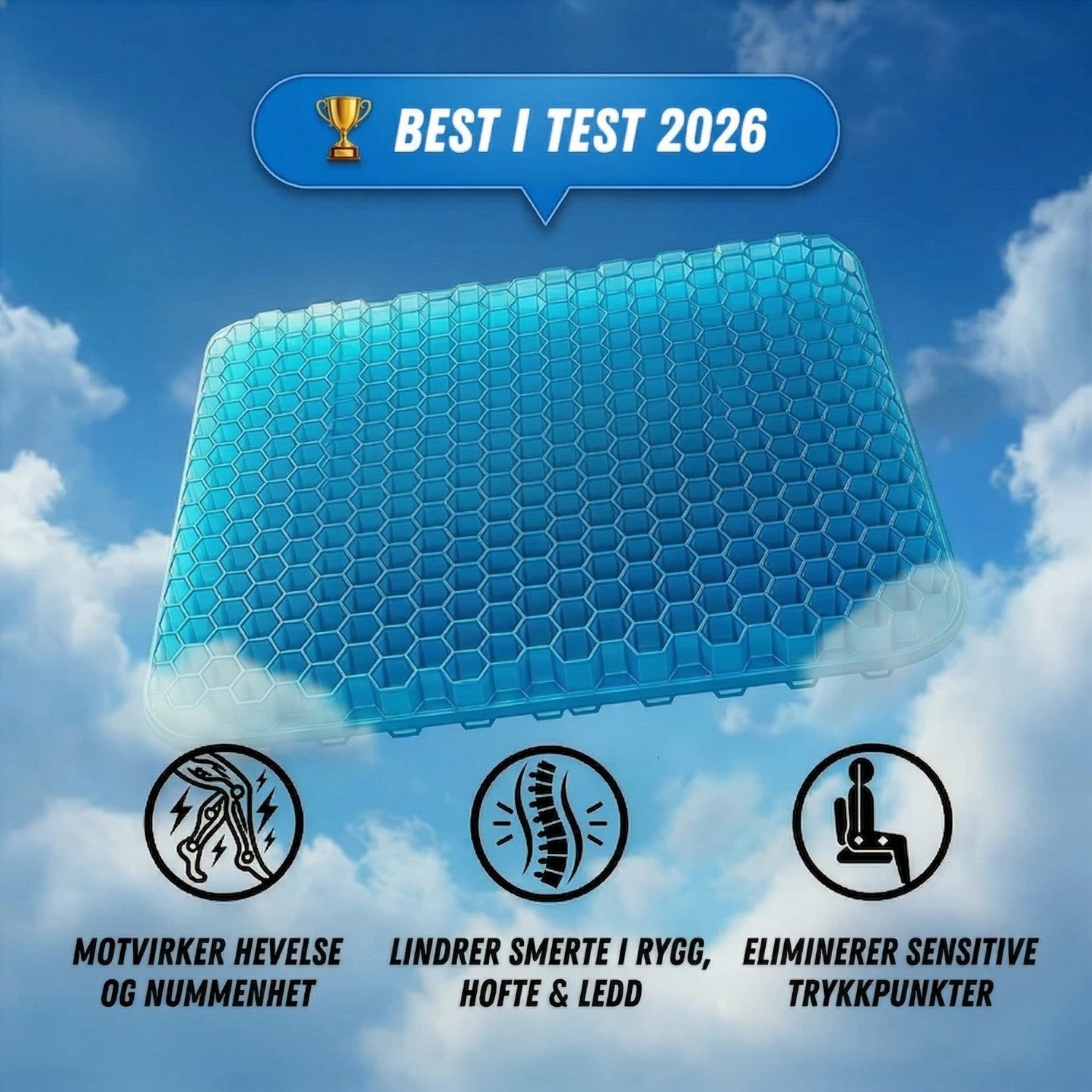 Nordist™ ErgoGel Pro sittepute