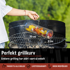 NORDIST Grillkurv i Rustfritt Stål
