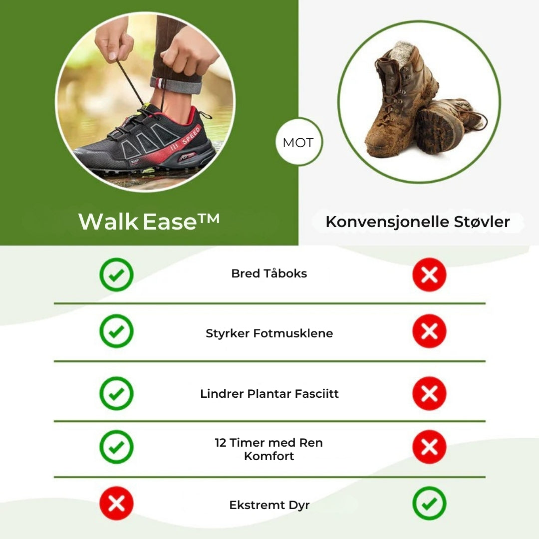 Walk Ease™ Gåkomfort Sko