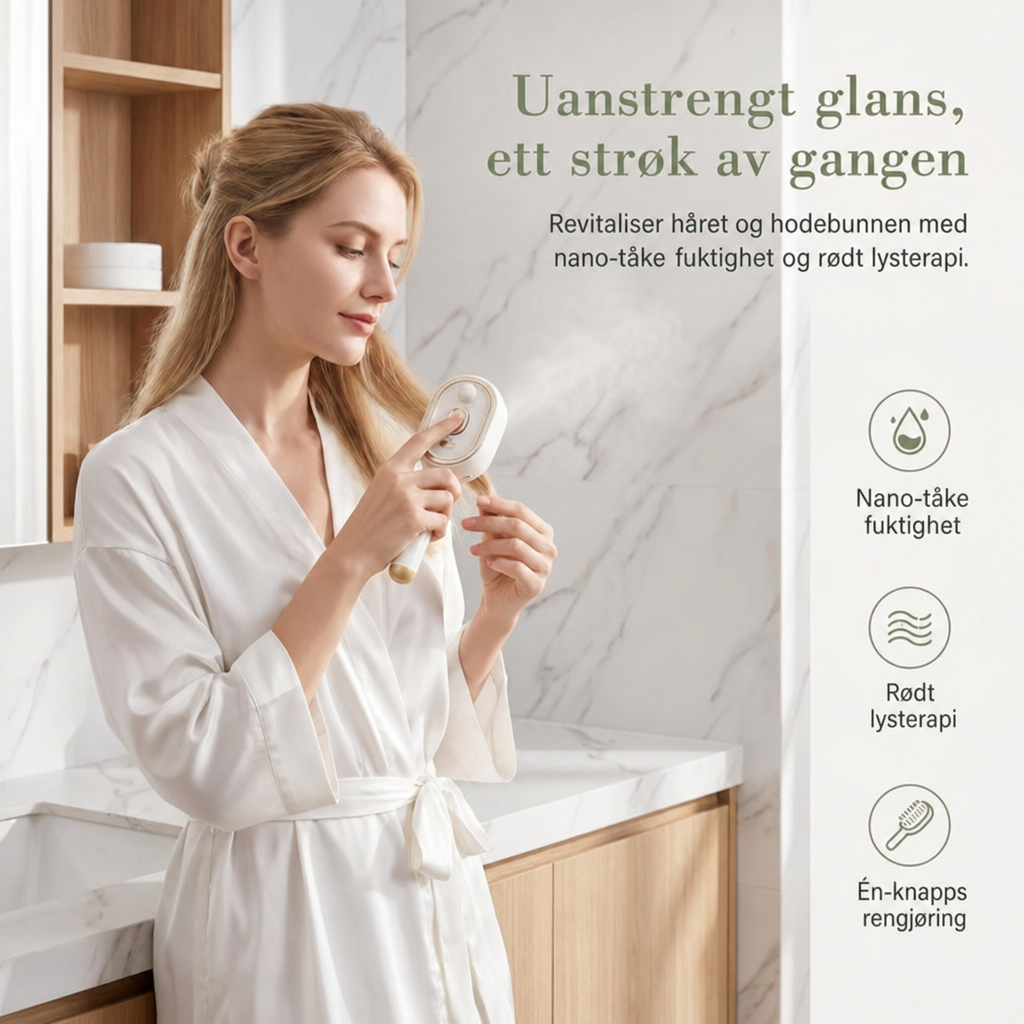 NORDIST 3-i-1 Massasjekam med Spray