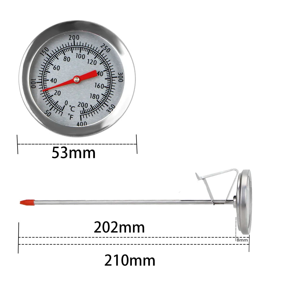 Mål: urskive Ø 53 mm, føler 202 mm, totalt 210 mm
