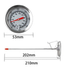 Mål: urskive Ø 53 mm, føler 202 mm, totalt 210 mm