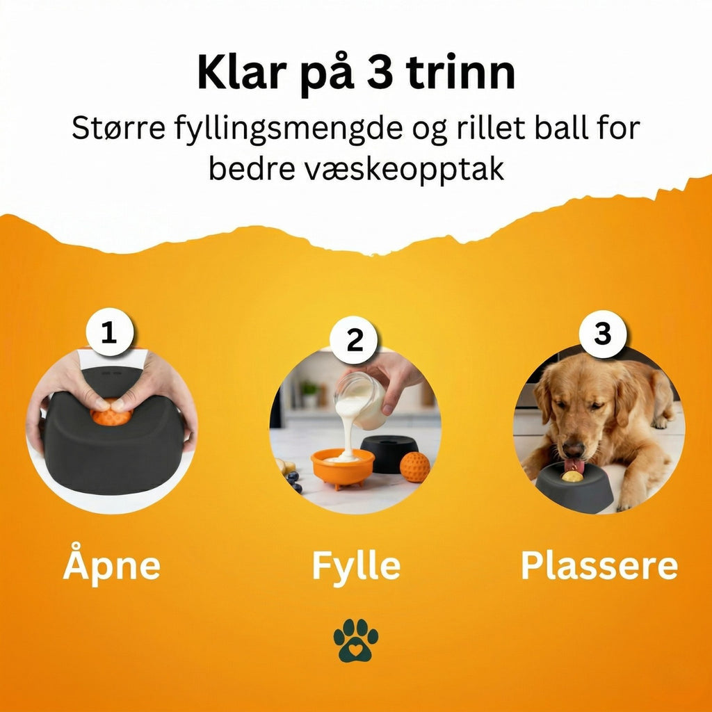 Nordist™ Slikkeball - Den beroligende leken som faktisk fungerer