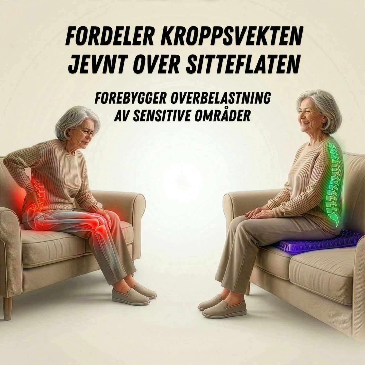 Nordist™ ErgoGel Pro sittepute