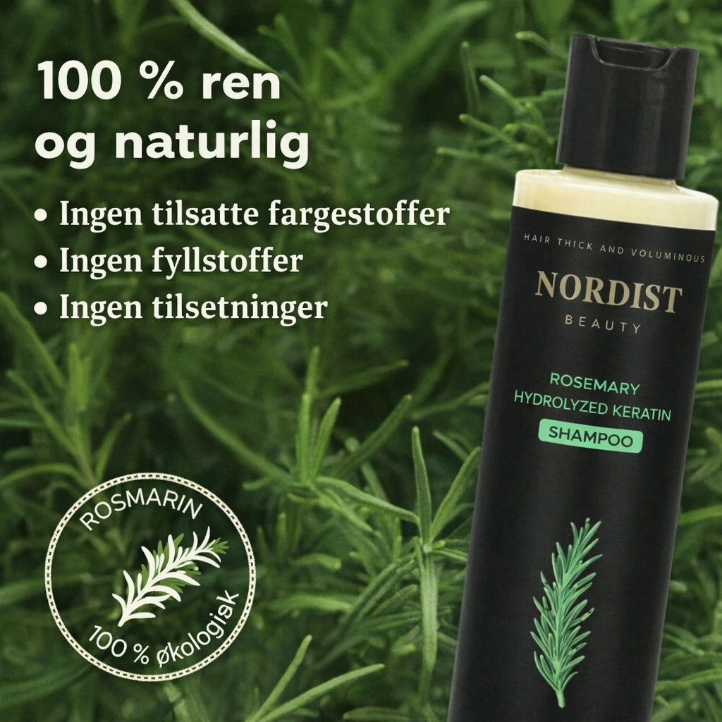 NORDIST Rosmarin Sjampo for Hårvekst