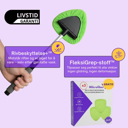 GlassWand™ – Enkel rengjøring for krystallklare frontruter