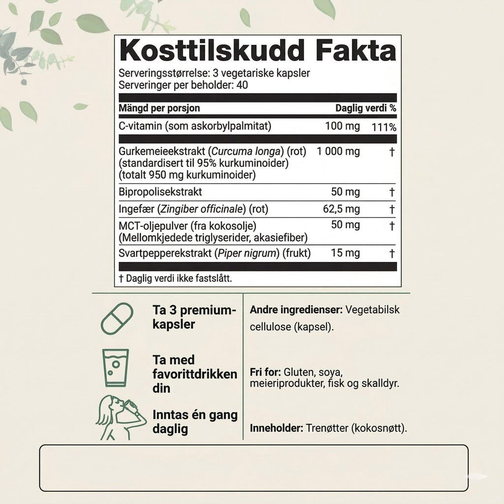 Nordist - Gurkemeie Curcumin 1000 mg