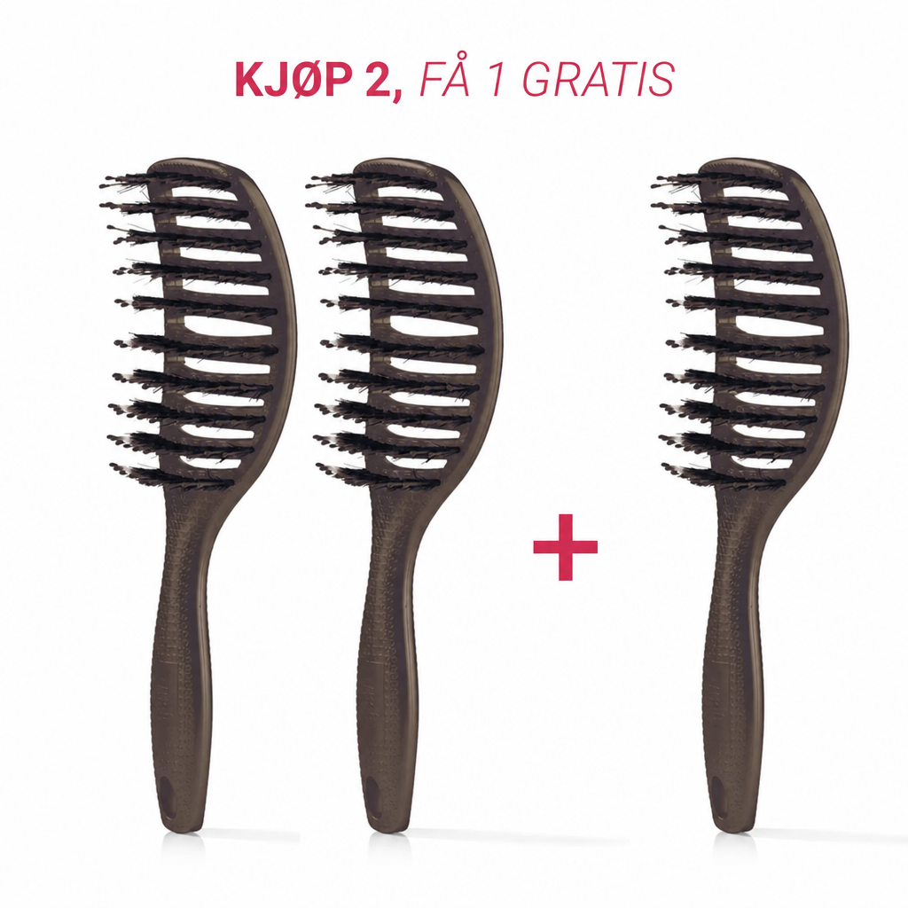 NORDIST Curvy Hårbørste — Kjøp 2, få 1 gratis