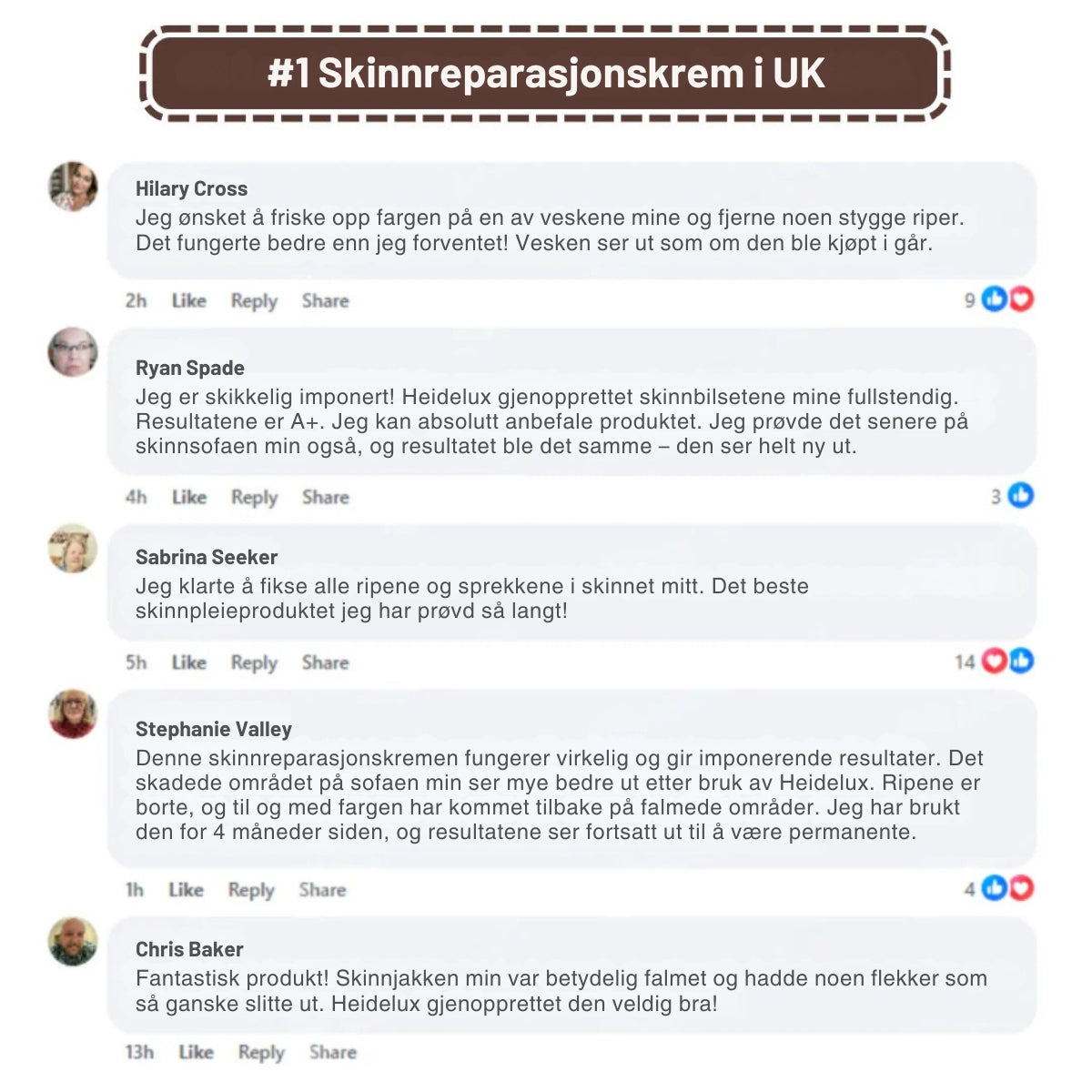 FornyPro™ Skinnreparasjonskrem for Bilseter
