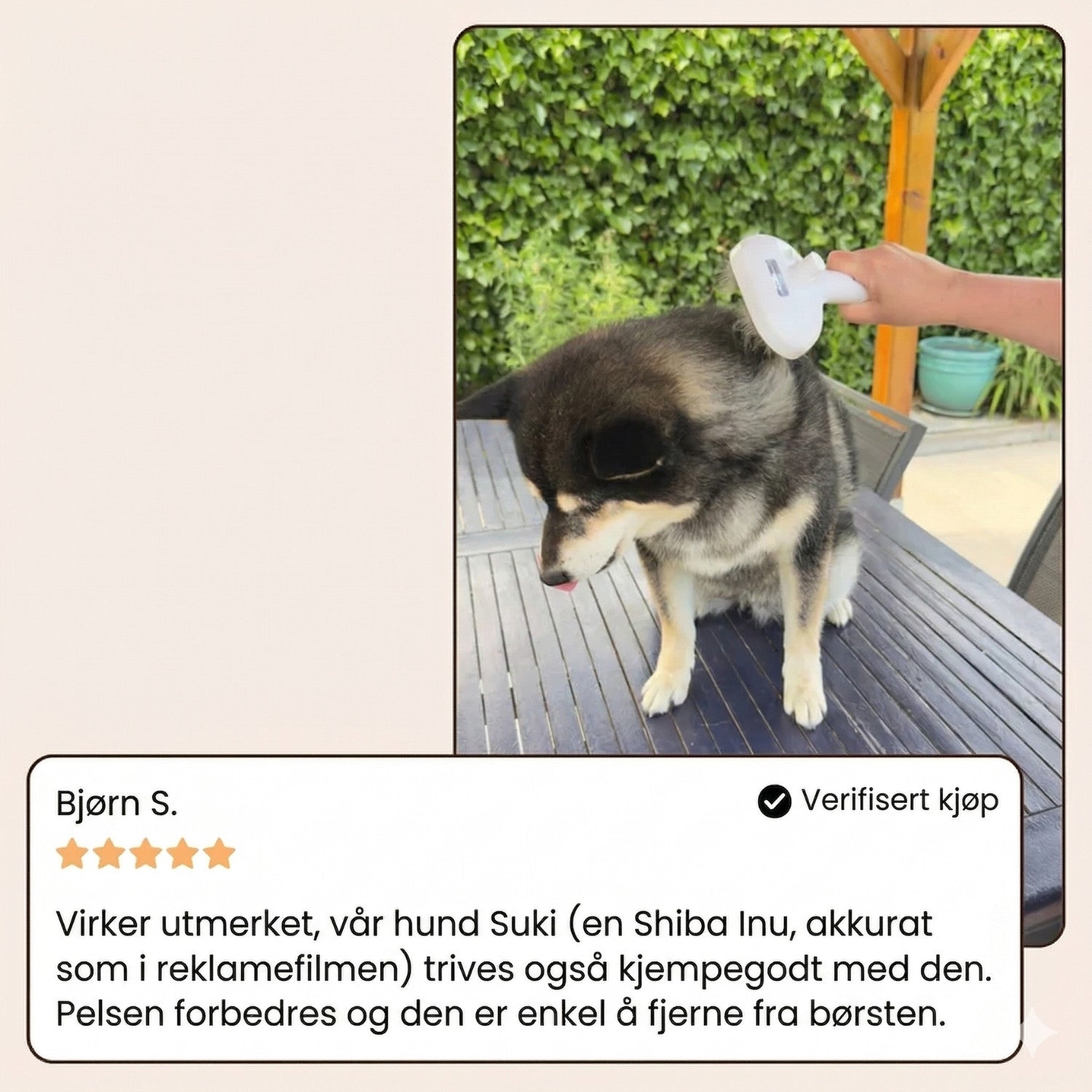 Nordist Pro | Profesjonell stellebørste for kjæledyr