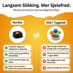 Nordist™ Slikkeball - Den beroligende leken som faktisk fungerer