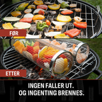NORDIST Grillkurv i Rustfritt Stål