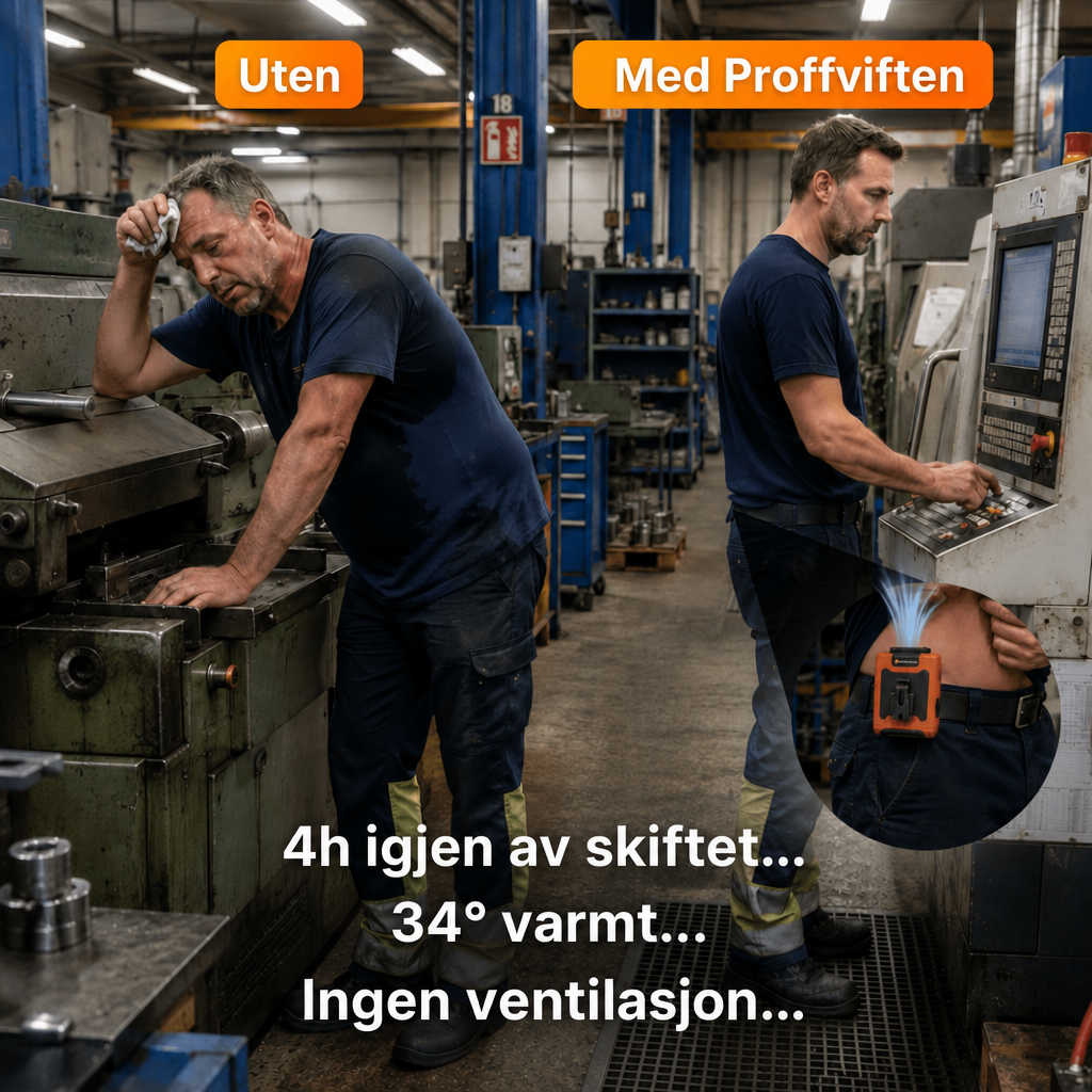 Proffviften – Slutt å bli overopphetet på jobb