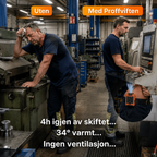 Proffviften – Slutt å bli overopphetet på jobb