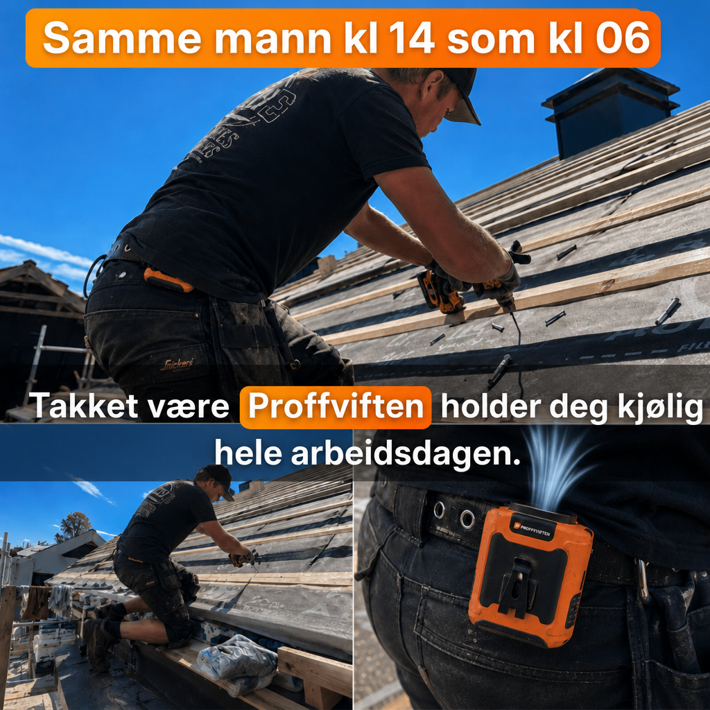 Proffviften – Slutt å bli overopphetet på jobb