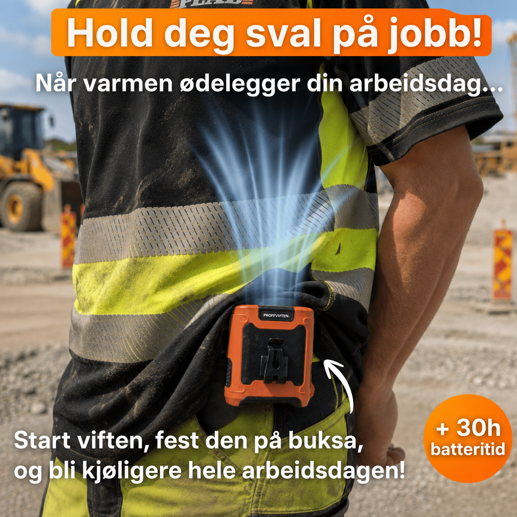 Proffviften – Slutt å bli overopphetet på jobb