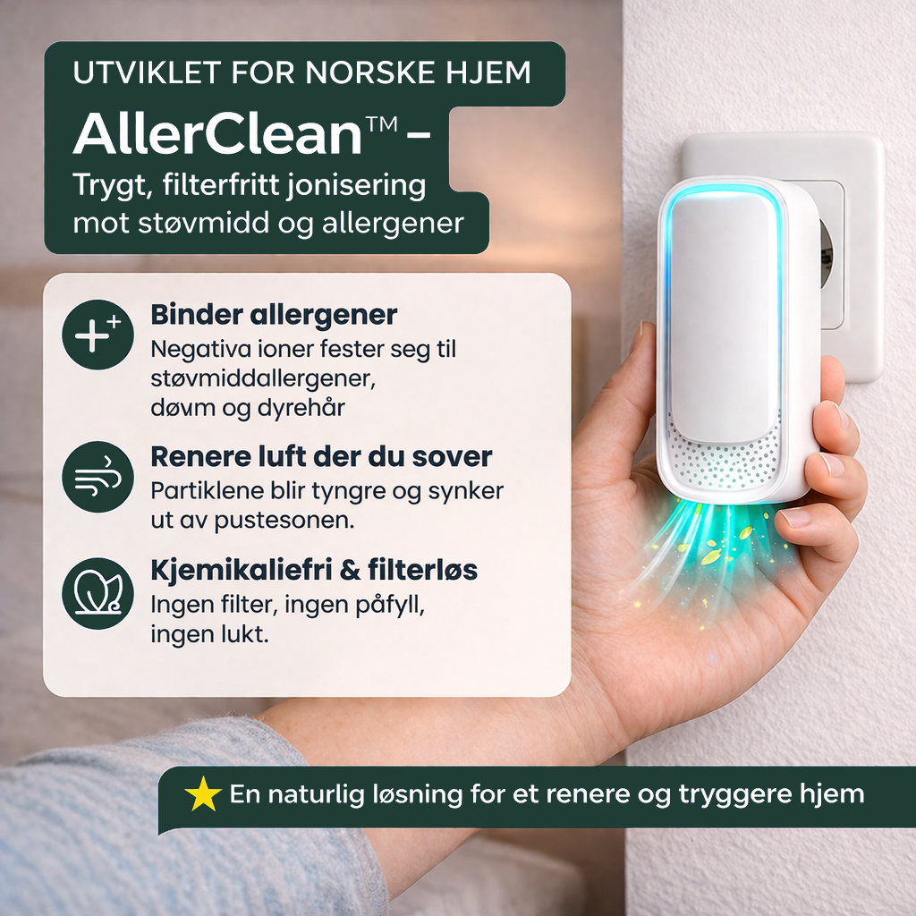 AllerClean™ – Friskere morgener og et sunnere hjem
