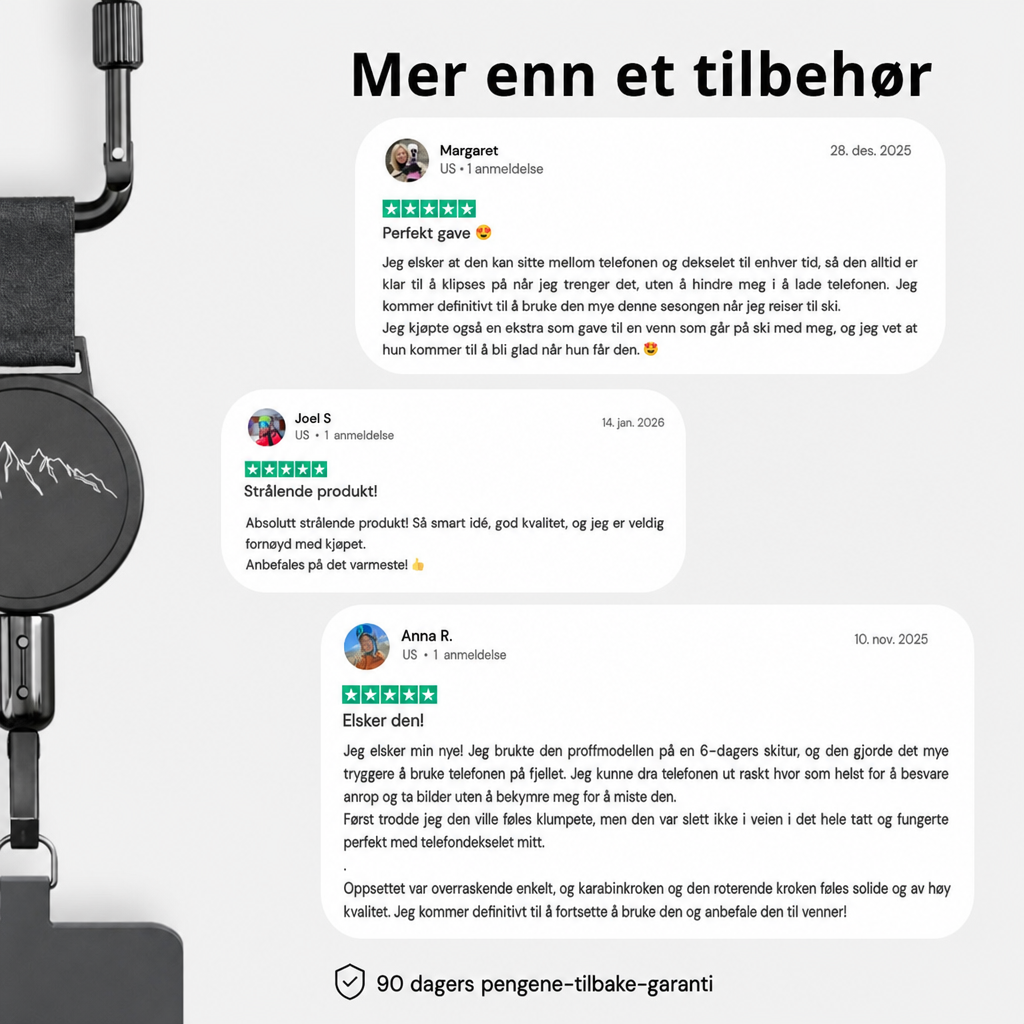 NORDIST Anti-Drop Telefonstropp