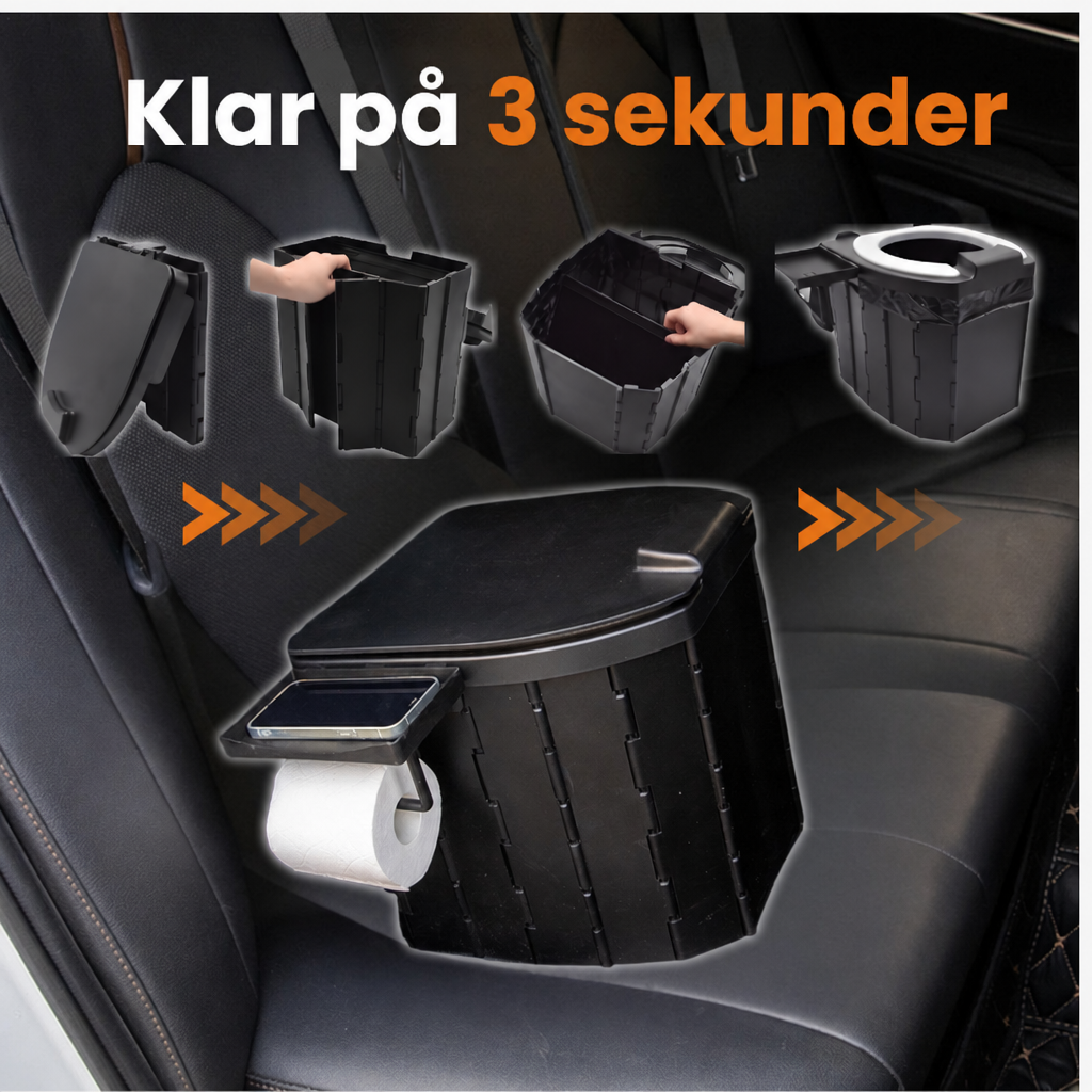 NORDIST Sammenleggbart Campingtoalett