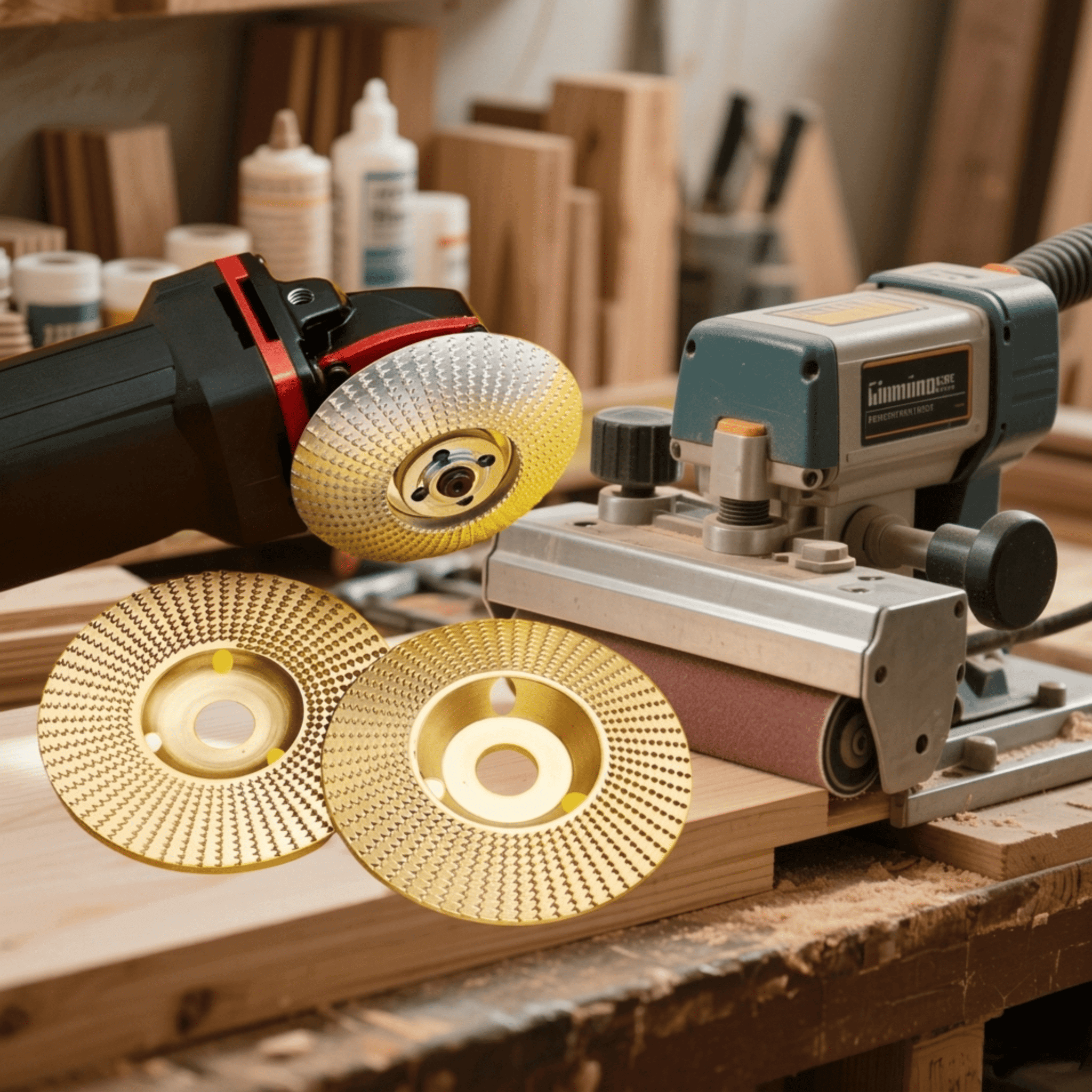 CarveEdge™ – 3-pakning slipeskiver for vinkelsliper i høyhardt stål (flat, buet og skrå)