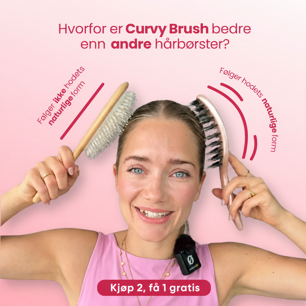 NORDIST Curvy Hårbørste — Kjøp 2, få 1 gratis