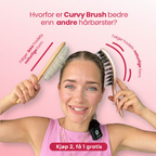 NORDIST Curvy Hårbørste — Kjøp 2, få 1 gratis