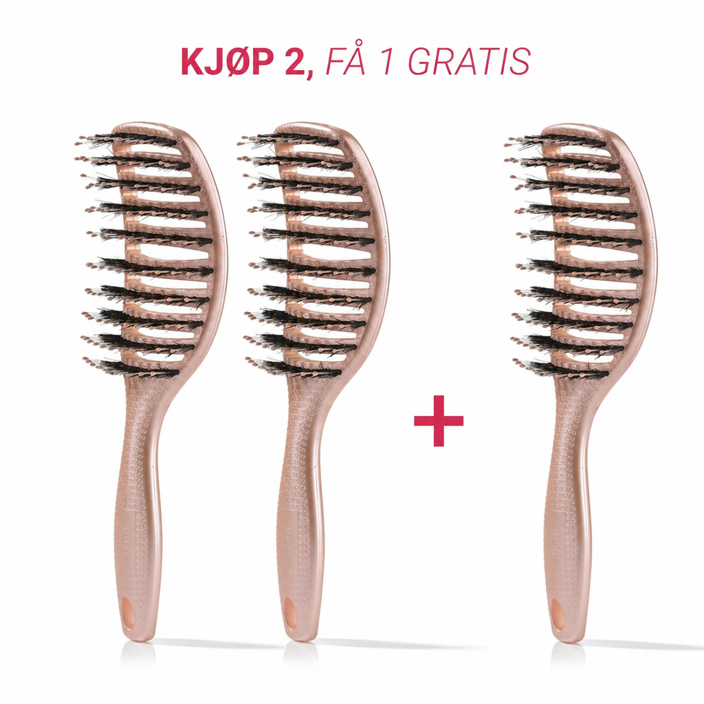 NORDIST Curvy Hårbørste — Kjøp 2, få 1 gratis