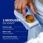 NORDIST Bidet-sett – Installeres på 5 minutter