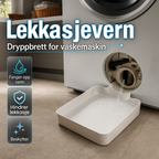 Dryppbrett for vaskemaskin – fanger opp vann fra avløpet