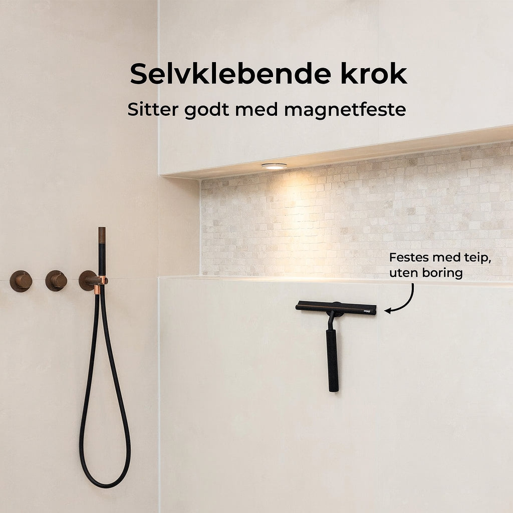 Uttrekkbar dusjnal – 23,5 til 100 cm