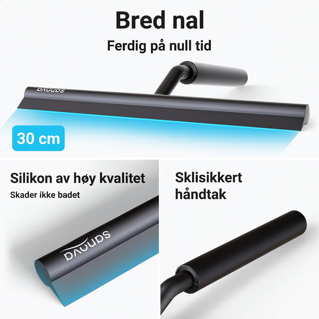Uttrekkbar dusjnal – 23,5 til 100 cm
