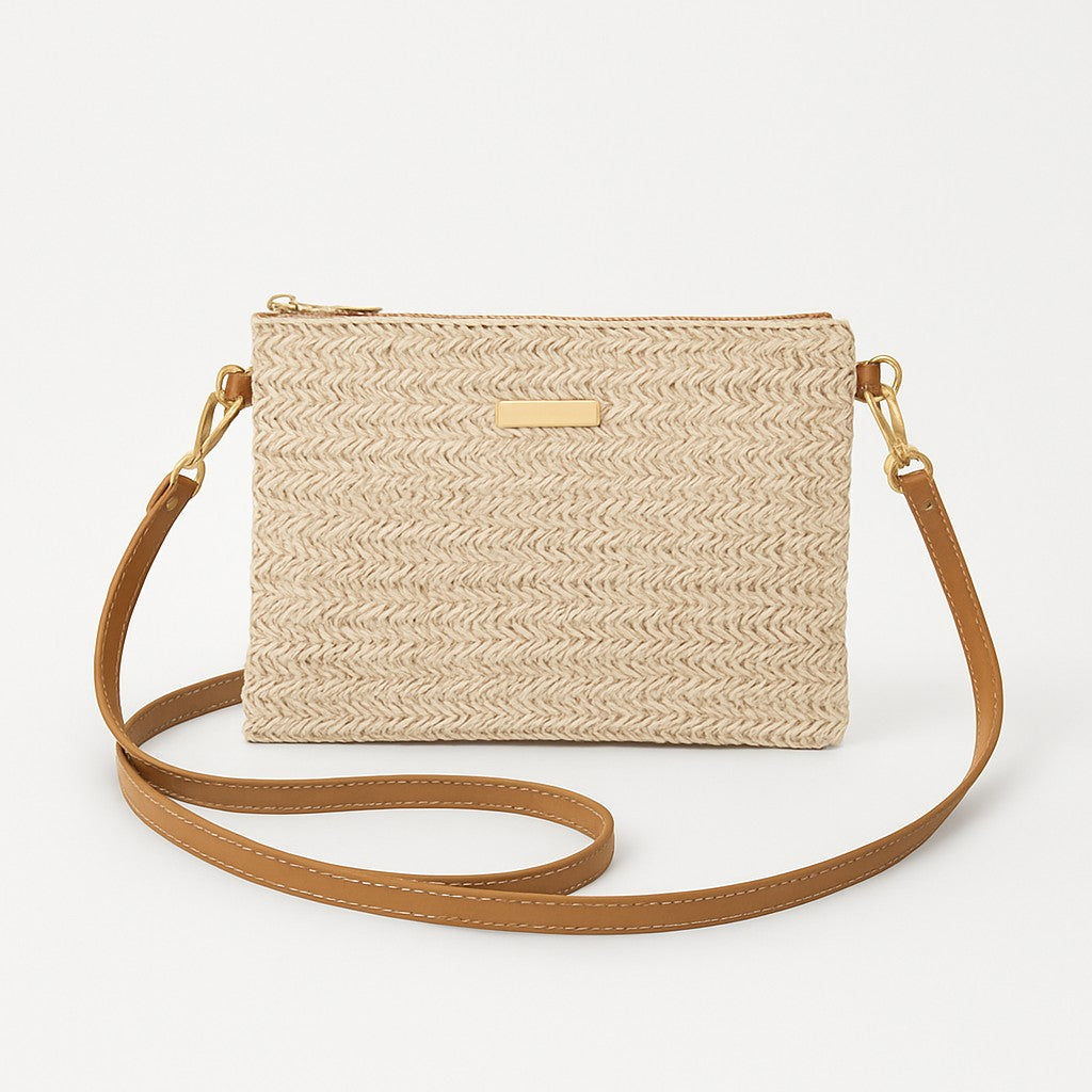 Elsa – Vevd stråveske & clutch