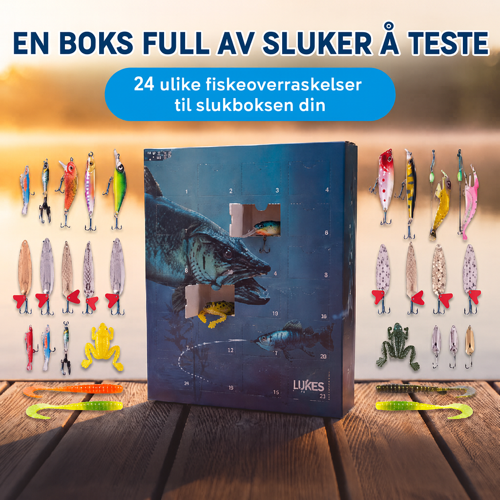 Fiskekalenderen – 24 unike fiskesluker