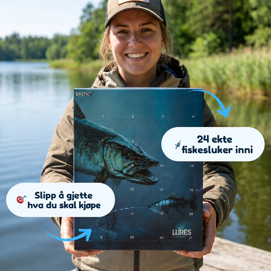 Fiskekalenderen – 24 unike fiskesluker