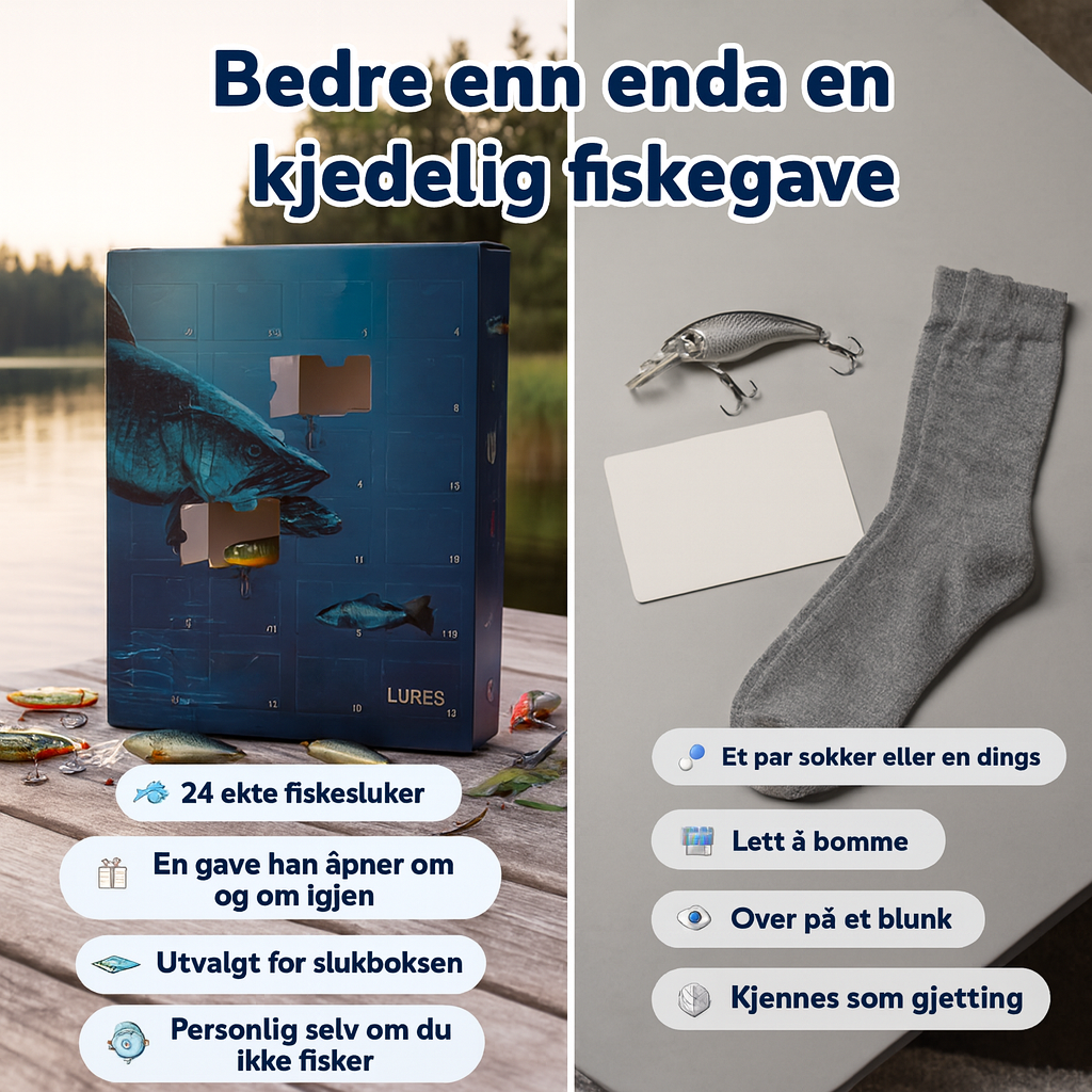 Fiskekalenderen – 24 unike fiskesluker