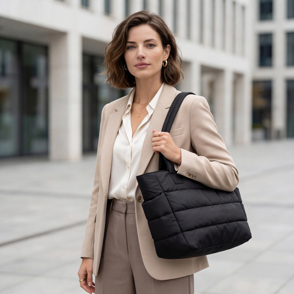 PuffyTote – Stilig, romslig og lett vatert shopper