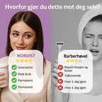 Nordist™ IPL — Permanent silkemyk hud hjemme