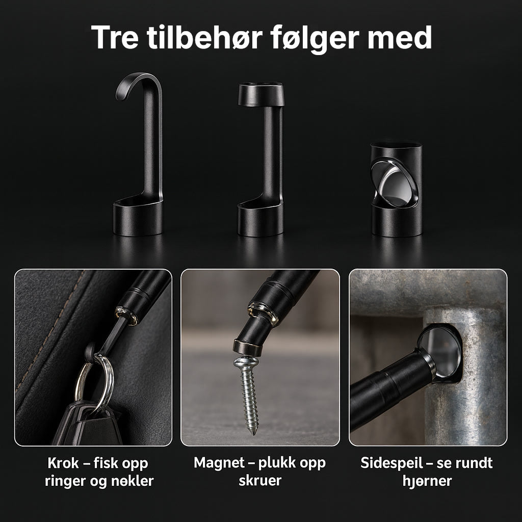Inspeksjonskamera for mobil – se inn i rør, avløp og trange rom