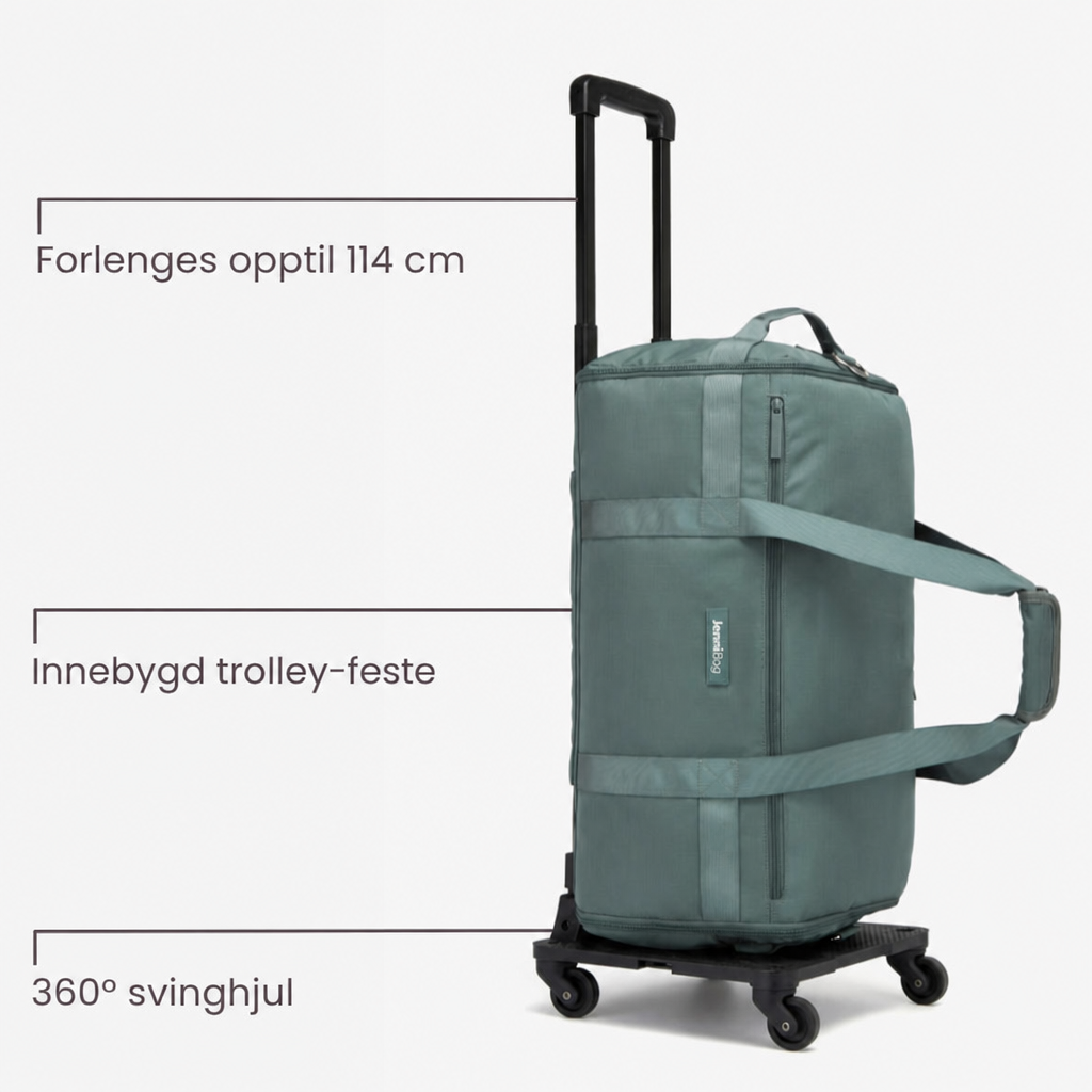 JenniBag 2.0 – Romslig weekendbag for reise