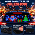 Smart LED-pikselskjerm til bilen – appstyrt tekst, farger og animasjoner