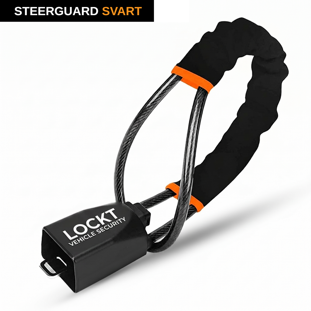 Lockt SteerGuard – Rattlås med flettet stålkabel
