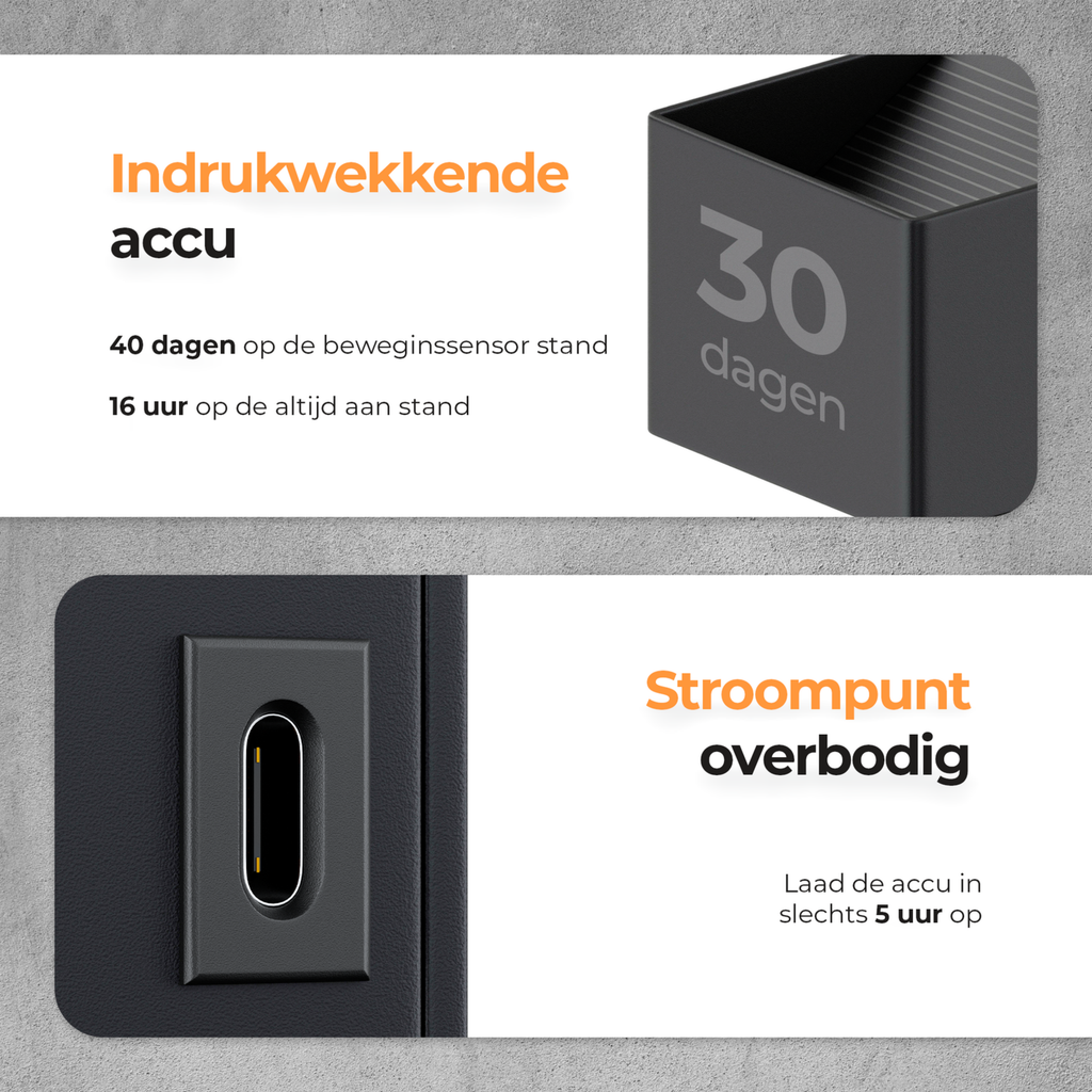 NORDIST™ Lunify Boca — Bordlampe med Stemningslys