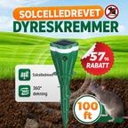 Solcelledrevet Muldvarpskremmer – Vanntett