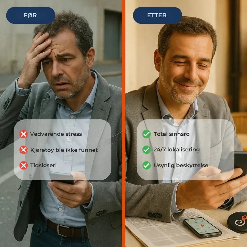 Nordist GP90 | GPS-sporer uten abonnement (Android/Apple)