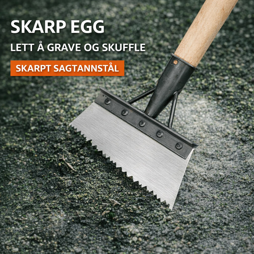 NORDIST MultiSpade skarp egg sagtannstål