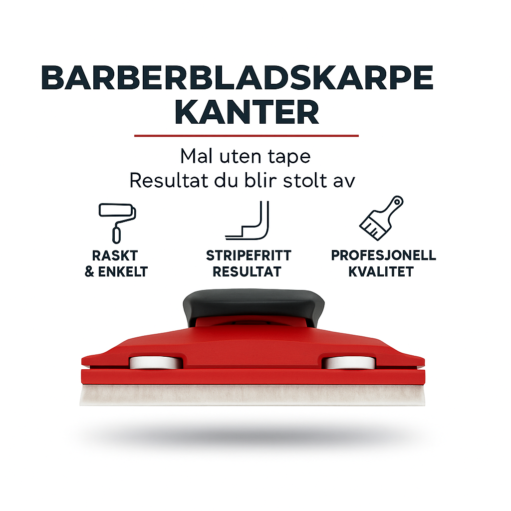 EdgeFlow Malerguide — skarpe kanter uten tape