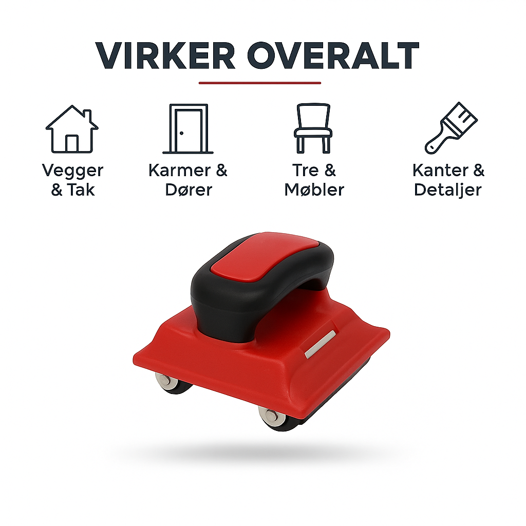 EdgeFlow Malerguide — skarpe kanter uten tape