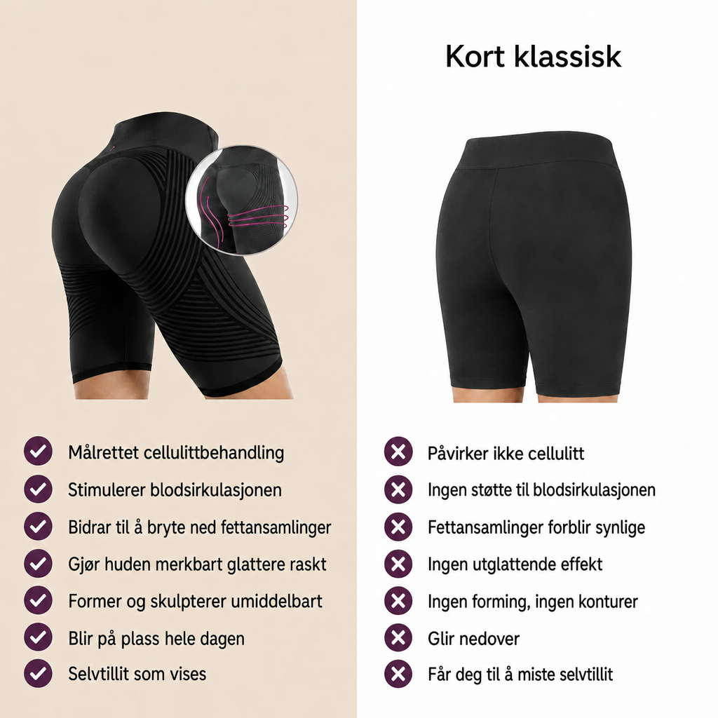 NORDIST Formeshorts 3D – Anti-Cellulitt