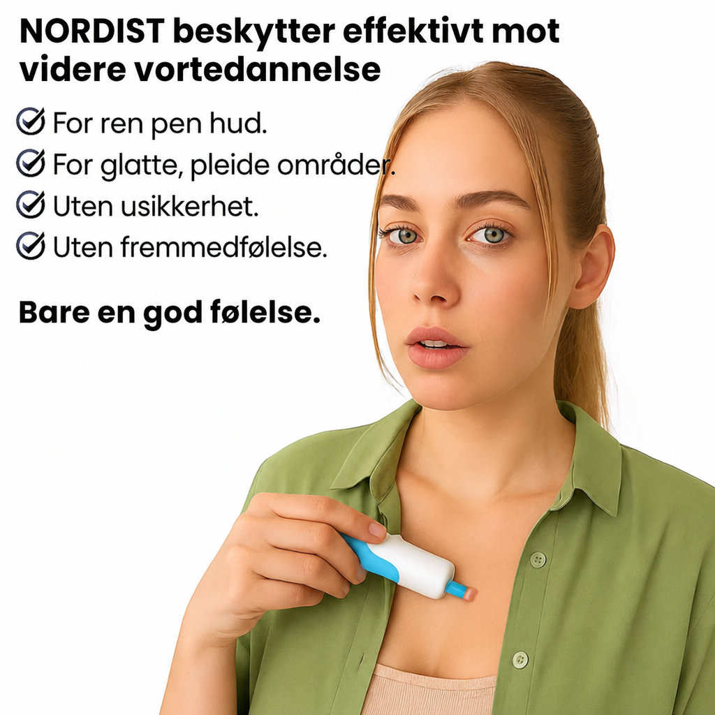 NORDIST Alcura – Hudvorte-fjerner (komplett sett)