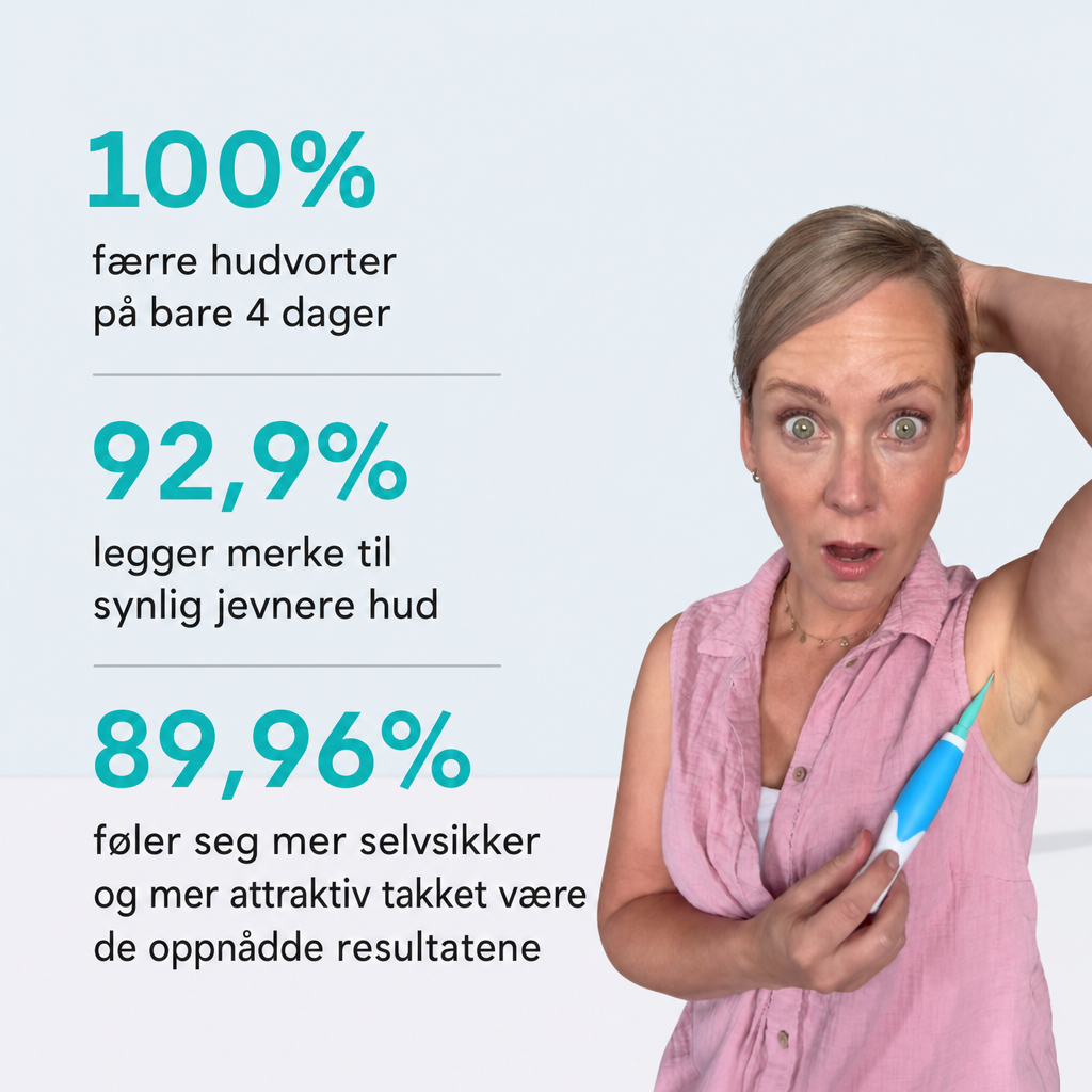 NORDIST Alcura – Hudvorte-fjerner (komplett sett)